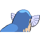 Sealeo back-facing sprite from Pokémon HeartGold
