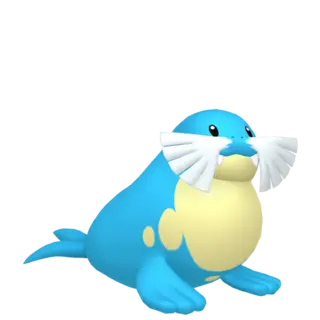 Sealeo front-facing sprite from Pokémon X