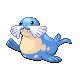 Sealeo front-facing sprite from Pokémon Platinum