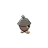 Seedot back-facing sprite from Pokémon Black