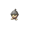 Seedot front-facing sprite from Pokémon Black