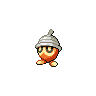 Seedot shiny front-facing sprite from Pokémon Black