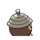 Seedot back-facing sprite from Pokémon Diamond