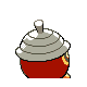 Seedot shiny back-facing sprite from Pokémon HeartGold