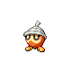 Seedot shiny front-facing sprite from Pokémon Platinum
