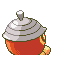Seedot shiny back-facing sprite from Pokémon Ruby