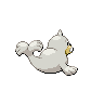 Seel shiny back-facing sprite from Pokémon Black