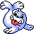 Seel front-facing sprite from Pokémon Crystal