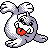 Seel shiny front-facing sprite from Pokémon Crystal