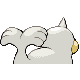 Seel shiny back-facing sprite from Pokémon Diamond