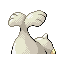 Seel shiny back-facing sprite from Pokémon FireRed