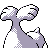 Seel shiny back-facing sprite from Pokémon Silver