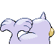 Seel back-facing sprite from Pokémon SoulSilver