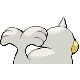 Seel shiny back-facing sprite from Pokémon SoulSilver