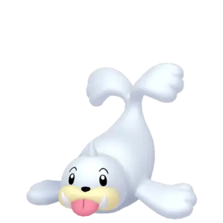 Seel front-facing sprite from Colosseum