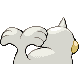 Seel shiny back-facing sprite from Pokémon Platinum