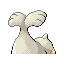 Seel shiny back-facing sprite from Pokémon Sapphire