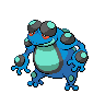 Seismitoad front-facing sprite from Pokémon White