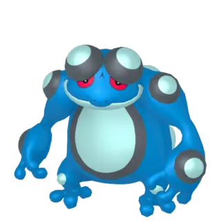 Seismitoad front-facing sprite from Pokémon Sword