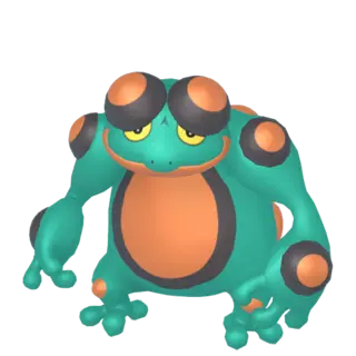 Seismitoad shiny front-facing sprite from Pokémon Sword