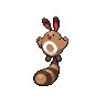 Sentret front-facing sprite from Pokémon Black 2