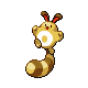 Sentret front-facing sprite from Pokémon Pearl