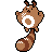 Sentret front-facing sprite from Pokémon Gold