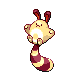 Sentret shiny front-facing sprite from Pokémon HeartGold
