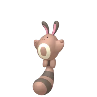 Sentret front-facing sprite from Pokémon X
