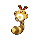 Sentret front-facing sprite from Pokémon Platinum
