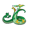 Serperior front-facing sprite from Pokémon Black 2