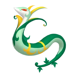 Serperior front-facing sprite from Champions