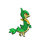 Servine back-facing sprite from Pokémon White 2