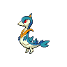 Servine shiny front-facing sprite from Pokémon White 2