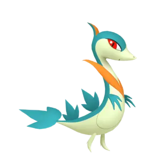 Servine shiny front-facing sprite from Pokémon Violet