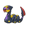 Seviper front-facing sprite from Pokémon Black 2