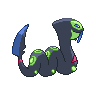 Seviper shiny back-facing sprite from Pokémon Black 2