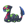 Seviper shiny front-facing sprite from Pokémon Black 2