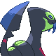 Seviper shiny back-facing sprite from Pokémon Diamond