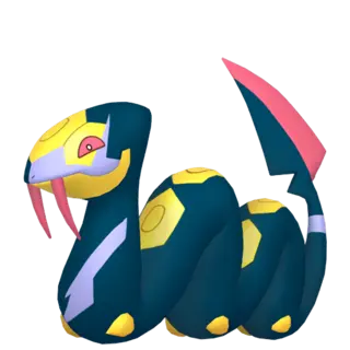 Seviper front-facing sprite from Pokémon Violet