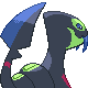 Seviper shiny back-facing sprite from Pokémon Platinum