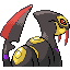 Seviper back-facing sprite from Pokémon Ruby