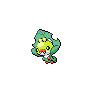 Sewaddle shiny front-facing sprite from Pokémon White 2