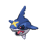 Sharpedo front-facing sprite from Pokémon Black