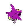 Sharpedo shiny back-facing sprite from Pokémon Black