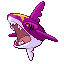 Sharpedo shiny front-facing sprite from Pokémon Emerald