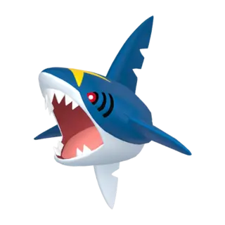 Sharpedo front-facing sprite from Legends Za