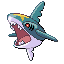 Sharpedo front-facing sprite from Pokémon Ruby