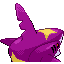 Sharpedo shiny back-facing sprite from Pokémon Ruby