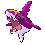 Sharpedo shiny front-facing sprite from Pokémon Ruby